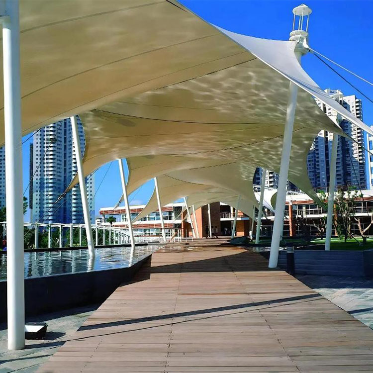 丹巴县膜结构景观棚