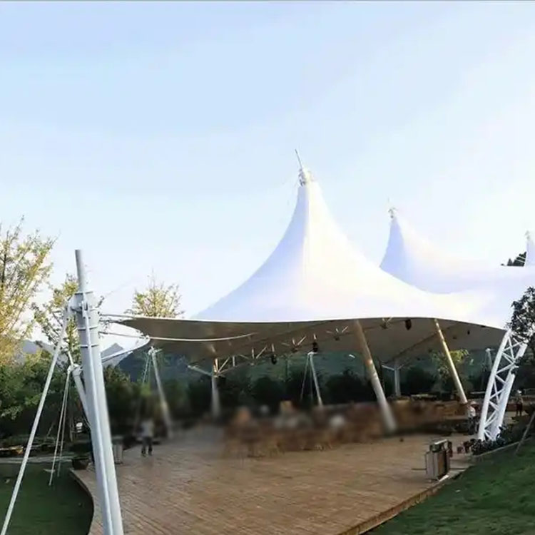 丹巴县膜结构景观棚