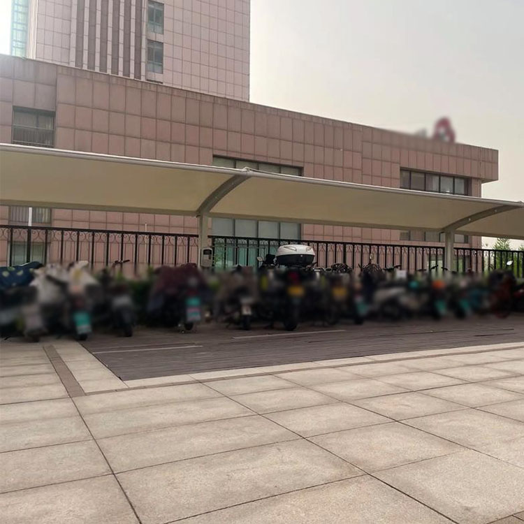 丹巴县膜结构电动车棚