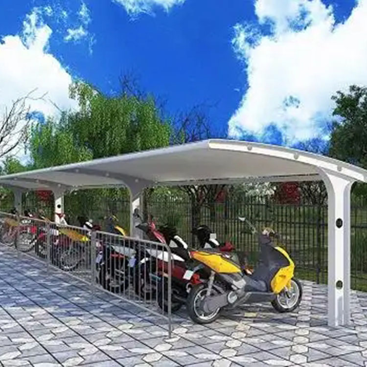 丹巴县膜结构电动车棚